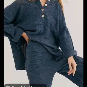 Cozy Oversized Knit Sweater and Pants Set